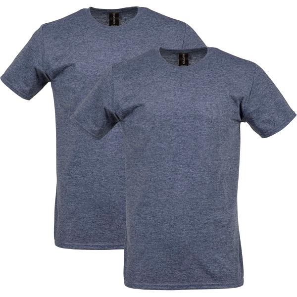 Gildan Men's Softstyle Cotton T-Shirt, Style G64000, 2-Pack