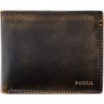 Fossil Men's Leather Bifold Wallet with Flip ID Window