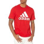 adidas Men's Essentials Big Logo Tee, Black-white,