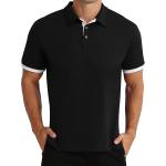 NITAGUT Mens Short&Long Sleeve Polo Shirt Casual Slim Fit Polo Tee Basic Designed Cotton Shirt for Man