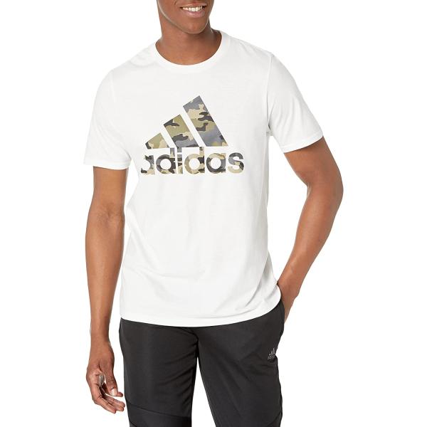 adidas Men's Camo Badge of Sport Graphic Tee