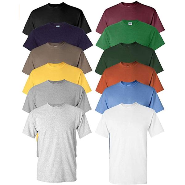 Gildan Men's Heavy Cotton Tee (Pack of 12), Assorted Mixed Color