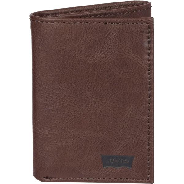 Levi's Men's Trifold Wallet-Sleek and Slim Includes Id Window and Credit Card Holder