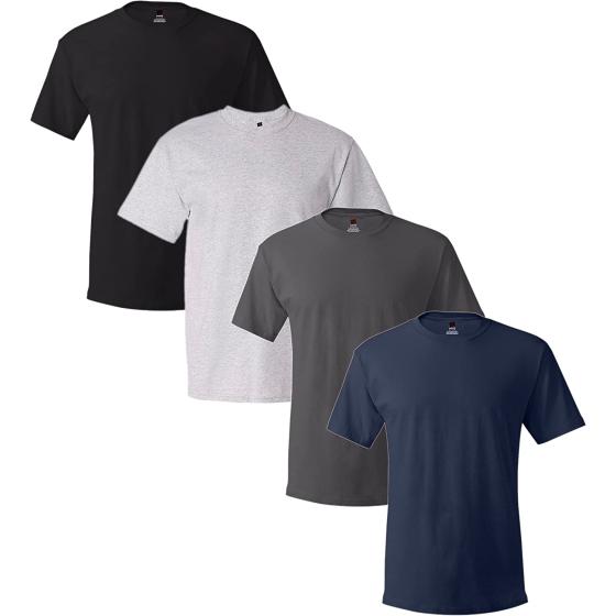 byHanes Hanes Men's ComfortSoft T-Shirt Pack Of 4