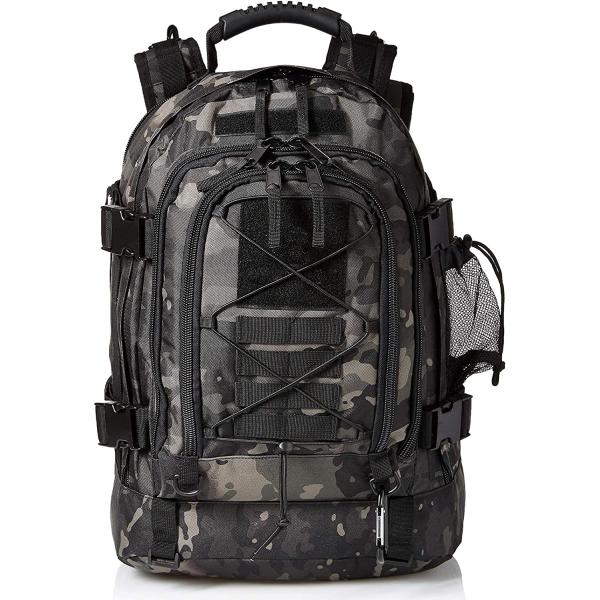 WolfWarriorX Men Backpacks Large Capacity Military Tactical Hiking Expandable 39L-60L Backpack