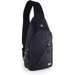 Peak Gear Sling Compact Crossbody Backpack and Day Bag (Black)