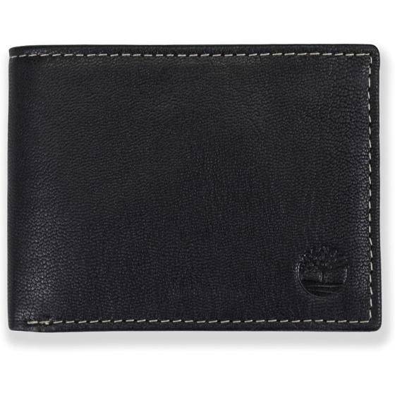 Timberland Men's Leather RFID Blocking Passcase Security Wallet