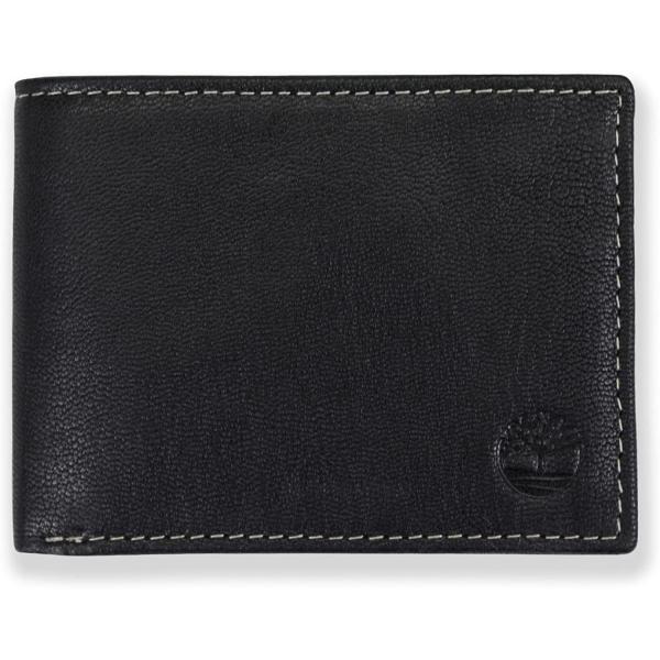 Timberland Men's Leather RFID Blocking Passcase Security Wallet