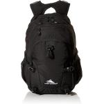 High Sierra Loop-Backpack, School, Travel, or Work Bookbag with tablet-sleeve, Black, One Size