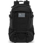 Jueachy Tactical Backpack for Men Hiking Day Pack Molle Military Rucksack Waterproof 30L EDC Bag with USA Flag Patch