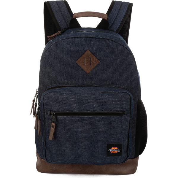 Dickies Signature Backpack for School Classic Logo Water Resistant Casual Daypack for Travel Fits 15.6 Inch Notebook