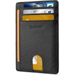 Buffway Slim Minimalist Front Pocket RFID Blocking Leather Wallets for Men Women