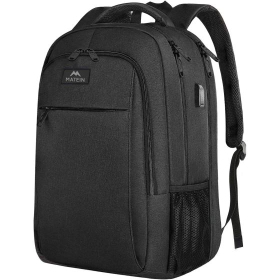 MATEIN Extra Large Backpack, 17 Inch Travel Laptop Backpack with USB Charging Port, Anti Theft TSA Friendly Business Work School Bookbag for Men Women