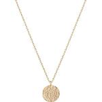 Fettero Pendant Necklace Gold Choker Layered Coin Open Karma Circle Full New Crescent Moon 14K Gold Plated Dainty Simple Moon Phase Jewelry for Women Gift