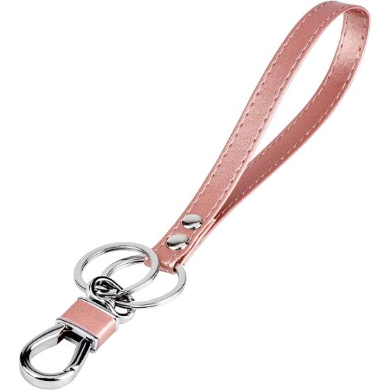 Amazon Essentials Keychain for women - Lanyard Key Chain with Detachable Alloy Metal Rings