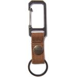 Carhartt unisex adult Nylon Duck Key Keeper, Durable Keychain With Self-locking Clip Wallet, Nylon Duck (Carhartt Brown), One Size US