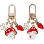 ZYLLGLOW Cute Keychain Aesthetic Keychain Accessories Kawaii Key Ring for Women,Keychain For Girl Charm for Airpod,Backpack