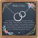 JoycuFF 925 Sterling Silver Love Knot Necklace for Women with Cubic Zirconia for Mom Daugter Mother in Law on Wedding Christmas Pendant