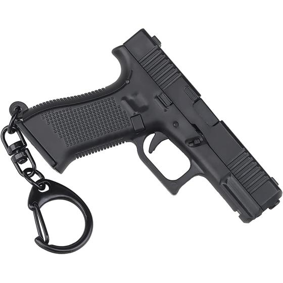 Mini Gun Keychain Accessories, Pistol Shape Key Chain, Tactical Tiny Keychain Guns Shape Model Gift, Cool Keychains for Men