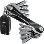 KeySmart Compact Minimalist Pocket-Sized Key Holder and Key Organizer, EDC Key Carrier w Key Ring Loop Piece for Car Key Fob Keychain Accessories for Men, Husband and Dad