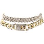Impurain Bling Tennis Anklet Bracelet for Women Layered Link Chain Anklet Beach Shiny Rhinestone Ankle Jewelry…