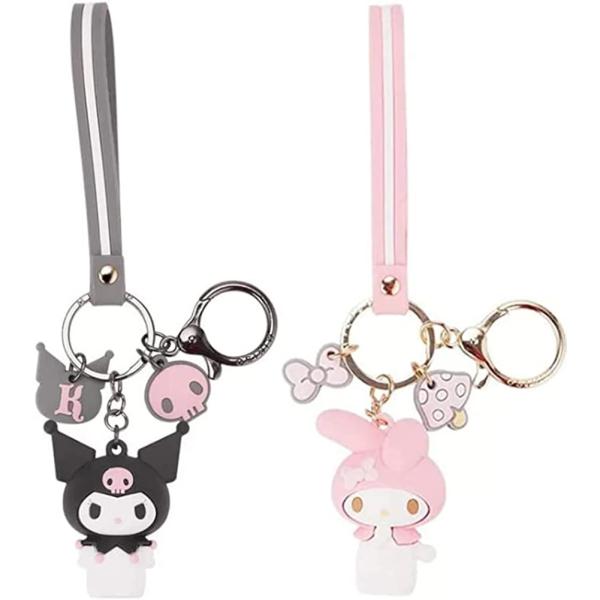 Cute Kawaii Accessories Anime Keychain Adorable Keychain Keyring Key Purse Handbag Car Charms