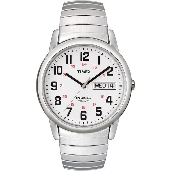 Timex Men's Easy Reader Day-Date Expansion Band Watch