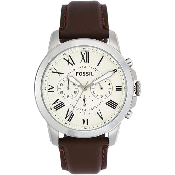 Fossil Men's Grant Stainless Steel Quartz Chronograph Watch