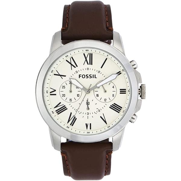 Fossil Men's Grant Stainless Steel Quartz Chronograph Watch