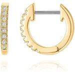 PAVOI 14K Gold Plated Cubic Zirconia Cuff Earrings Huggie Stud