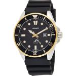 Casio Men's Diver Inspired Stainless Steel Quartz Watch with Resin Strap, Gold, 25.6 (Model: MDV106G-1AV)