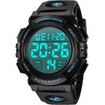 L LAVAREDO Mens Digital Watch - Sports Military Watches Waterproof Outdoor Chronograph Military Wrist Watches for Men with LED Back Ligh/Alarm/Date