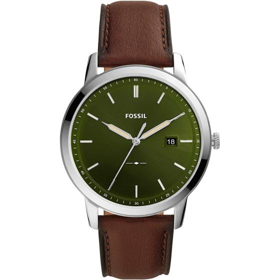 Fossil Men's Minimalist Stainless Steel Slim Casual Watch
