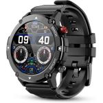 PUREROYI Smart Watch for Men Bluetooth Call (Answer/Make Call) IP68 Waterproof 1.32'' Military Tactical Fitness Watch Tracker for Android iOS Outdoor Sports Smartwatch(Black)