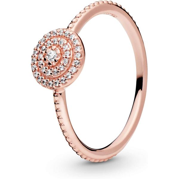 PANDORA Jewelry Elegant Sparkle Cubic Zirconia Ring in Rose