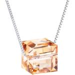 PLATO H S925 Sterling Silver Necklace Cubic Crystals Pendant Necklace for Women Allergy Free Unique Jewelry Gifts with Exquisited Gift Box Mothers Day Gifts