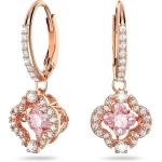 SWAROVSKI Sparkling Dance Clover Jewelry Collection, Rose Gold Tone Finish, Pink Crystals, Clear Crystals
