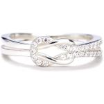 The Love Between Mother and Daughter is Forever Mother Daughter Ring, Story Jewellery Mother Daughter Square Knot Ring for Women, Friends, Mothers Day Birthday Christmas Gifts Jewelry Gift for Women