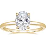 EAMTI 3CT 925 Sterling Silver Engagement Rings Oval Cut Solitaire Cubic Zirconia CZ Wedding Promise Rings for Her Wedding Bands for Women Size 3-11