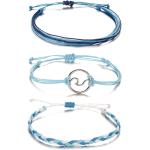 Softones VSCO String Wave Bracelets for Women Girls Handmade Colorful Waterproof Adjustable Braided Beach Bracelet Set for Women