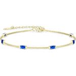 LOUISA SECRET Birthstone Bracelets for Women, 925 Sterling Silver Dainty Simple Link Bracelet, Birthday Anniversary Jewelry Gift for Girls Women