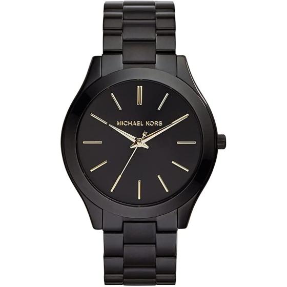 Michael Kors Women's Slim Runway Three-Hand Stainless Steel Quartz Watch