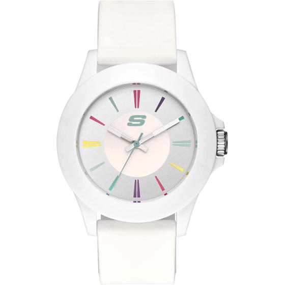 Skechers Women's Rosencrans Mid Quartz Plastic and Silicone Casual Sports Watch