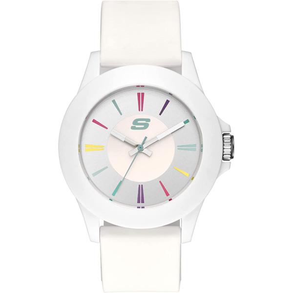Skechers Women's Rosencrans Mid Quartz Plastic and Silicone Casual Sports Watch