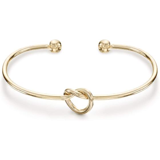 PAVOI 14K Gold Plated Forever Love Knot Infinity Bracelets for Women | Gold Bracelet for Women