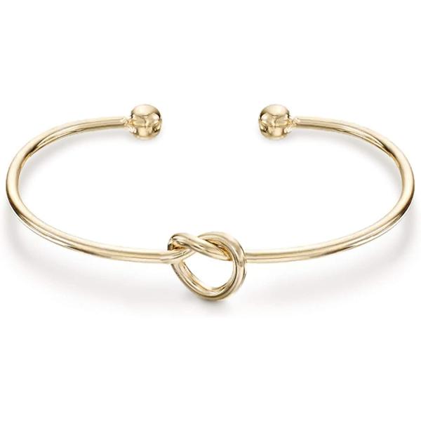 PAVOI 14K Gold Plated Forever Love Knot Infinity Bracelets for Women | Gold Bracelet for Women