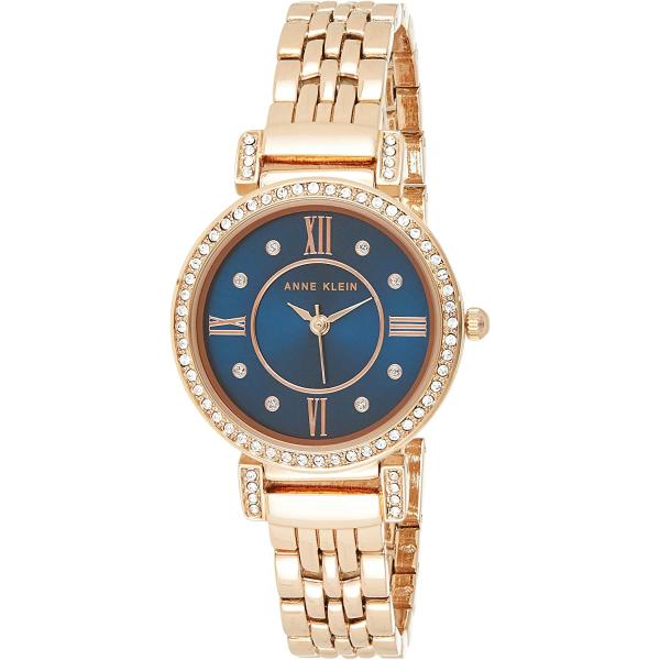 Anne Klein Women's Premium Crystal Accented Bracelet Watch, AK/2928