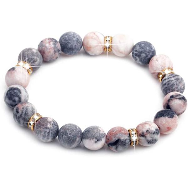 liagza Healing Bracelet For Women Anxiety Crystal Bracelet Chakra Beaded Bracelets Rose Quartz Crystals And Healing Stones Bracelet Calming Strand Stretch Bracelet Stress Relief Gifts For Women