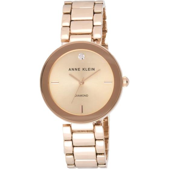 Anne Klein Women's Genuine Diamond Dial Bracelet Watch