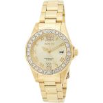 Invicta Women's Pro Diver Crystal Accented 18k Ion-Plated Stainless Steel Watch